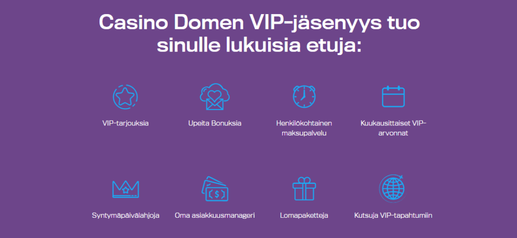 Casino Dome VIP-ohjelma