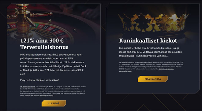 21.com casinon kampanjat