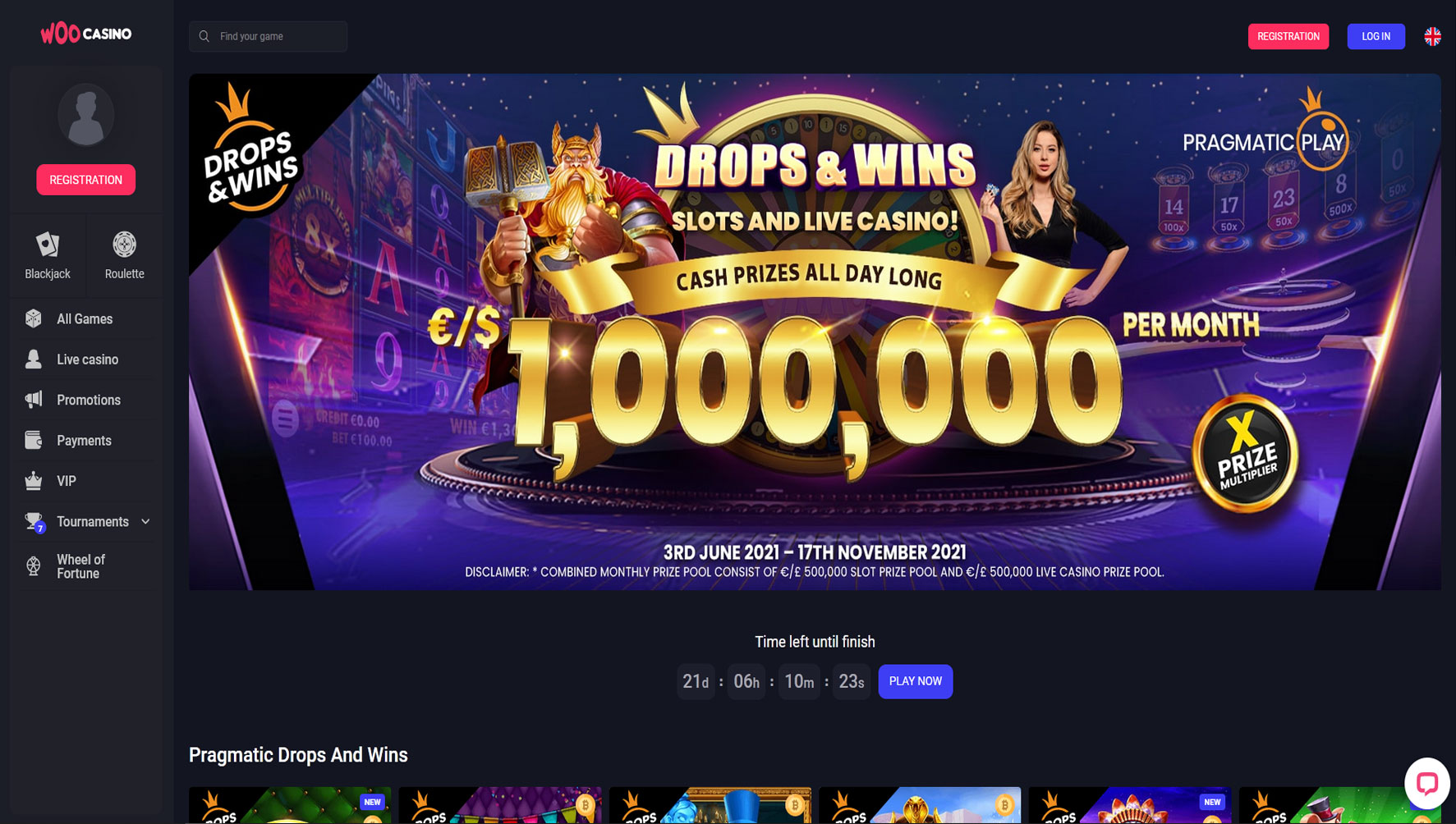 Woo Casino Bonus