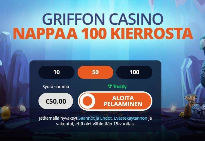 griffon casino bonus