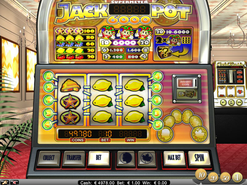 Jackpot 6000 -hedelmäpeli