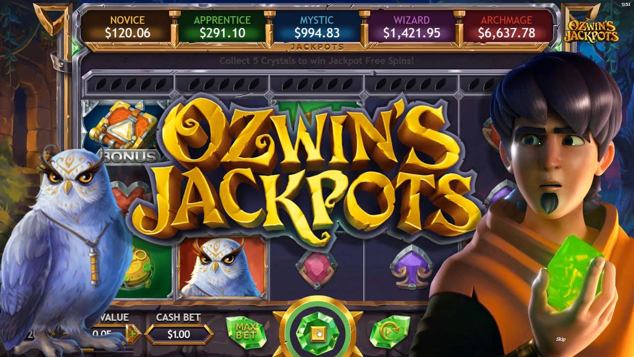 ozwins jackpots slots