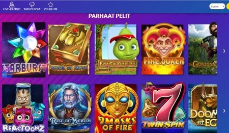 PlayLuck Casinon parhaita pelejä