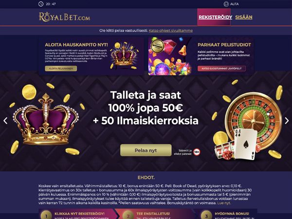 Royal Bet Casinon tajrouksia