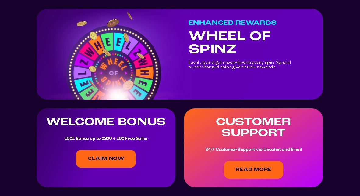 wheelz casino bonus