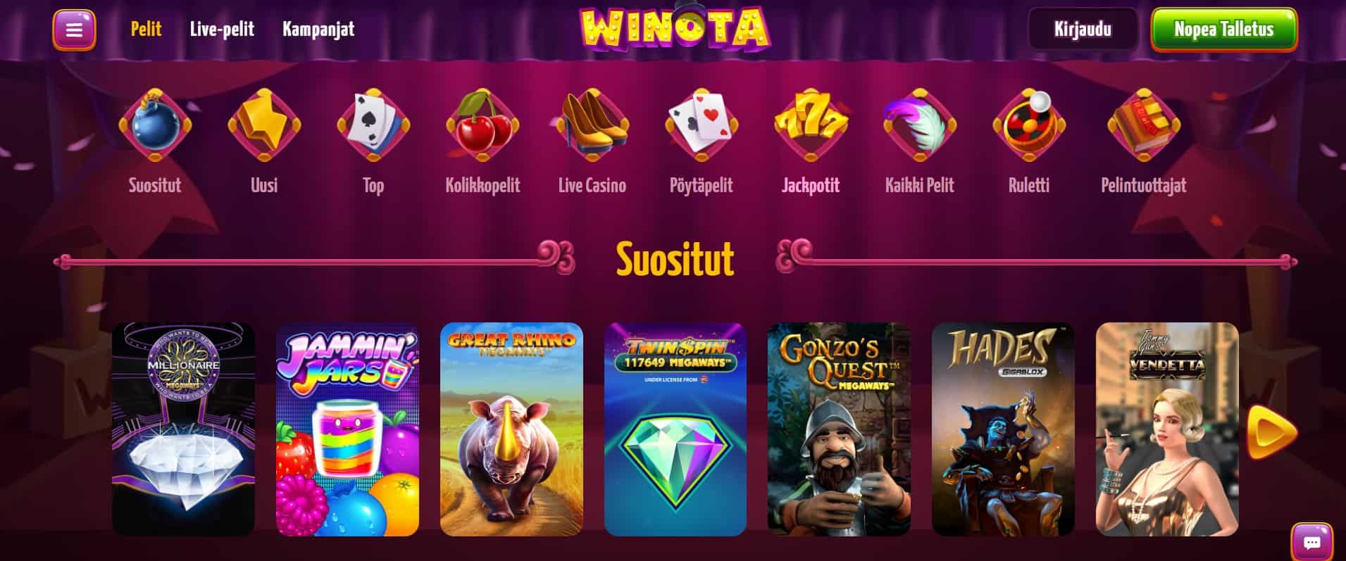 Winota Casino Pikakasino