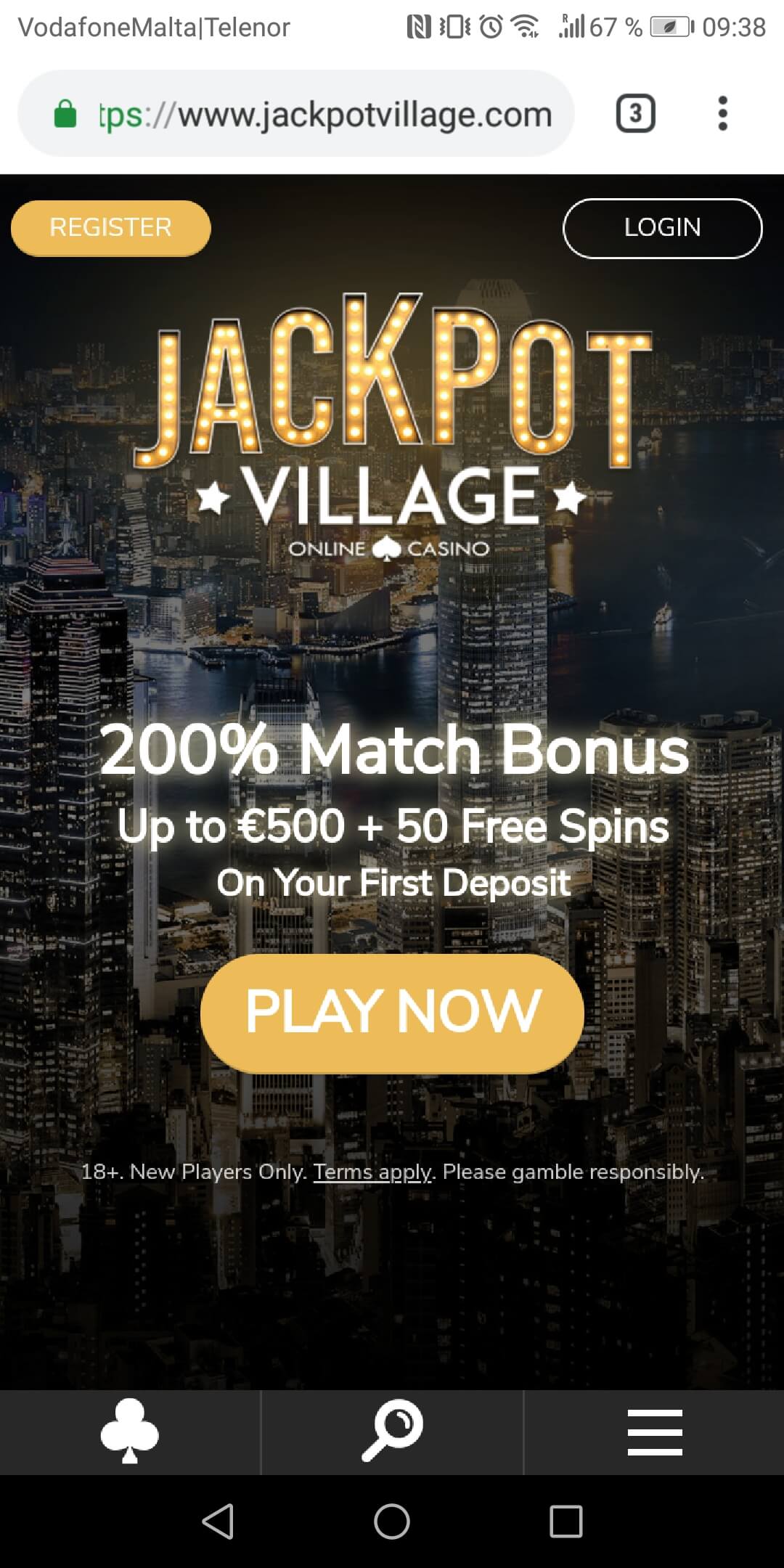 jackpotvillage casino vip