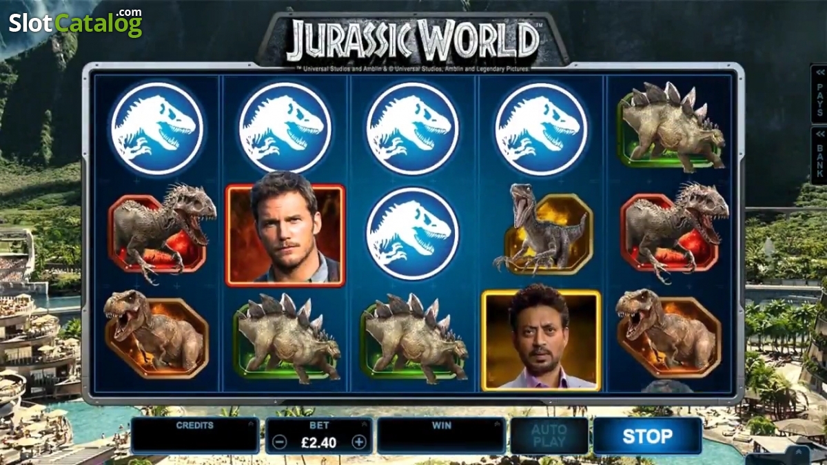 jurassic world slots