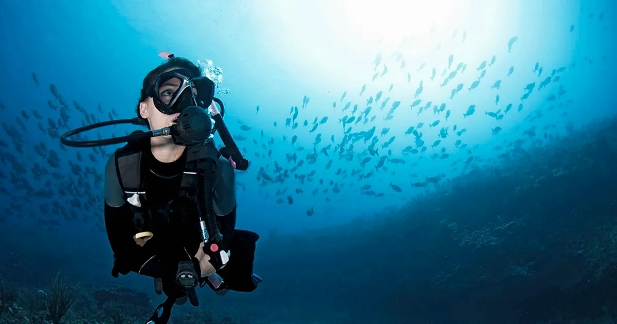 underwater cowboy