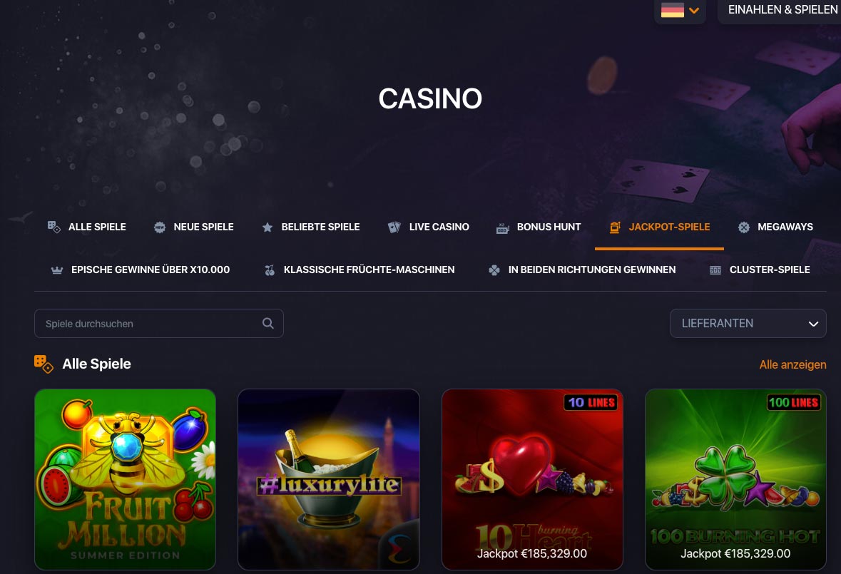 Praise Casino livechat