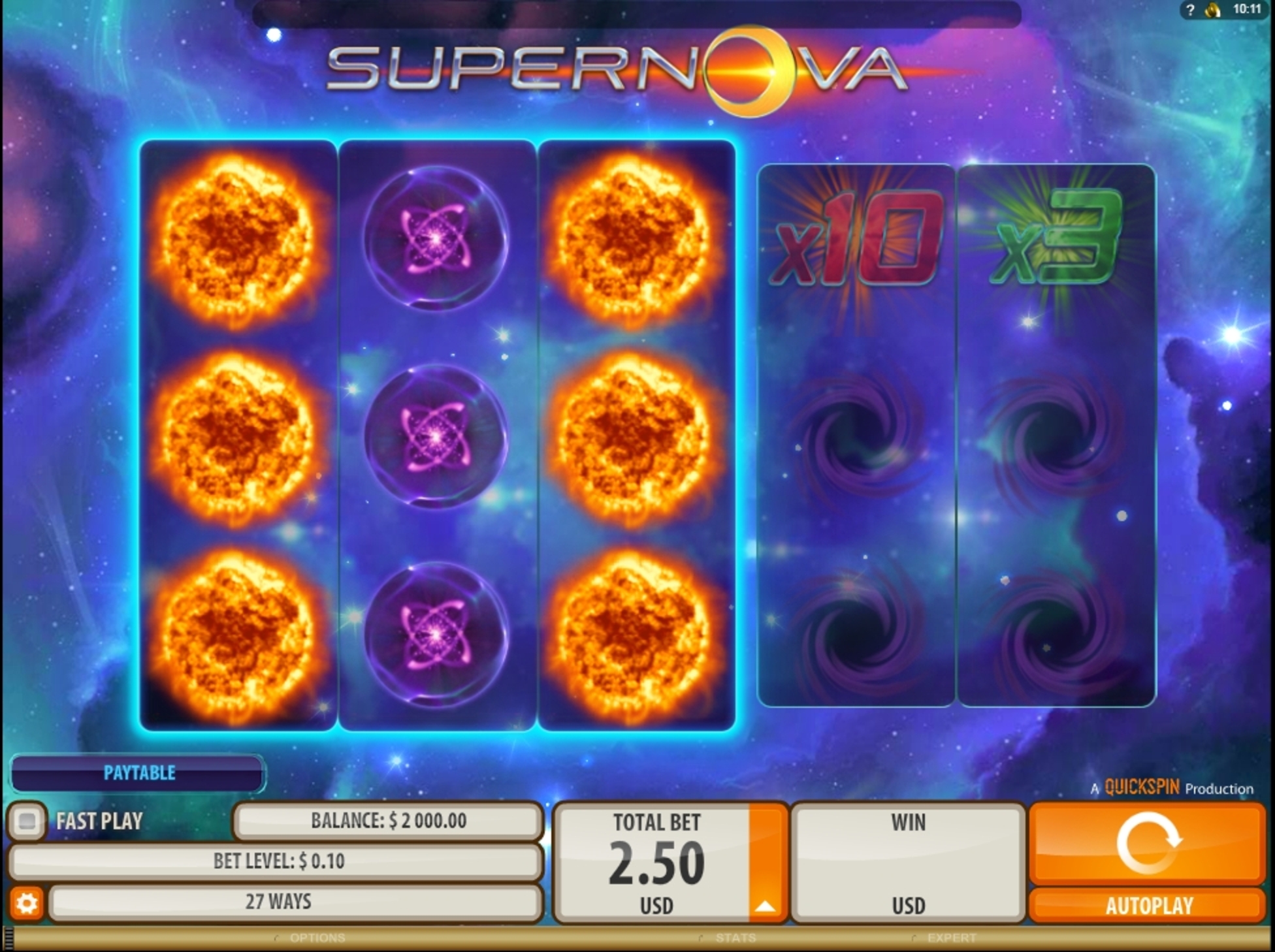 Supernova hedelmäpeli